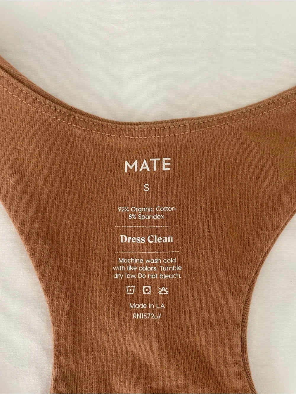 MATE the Label Organic Stretch Sports Bra